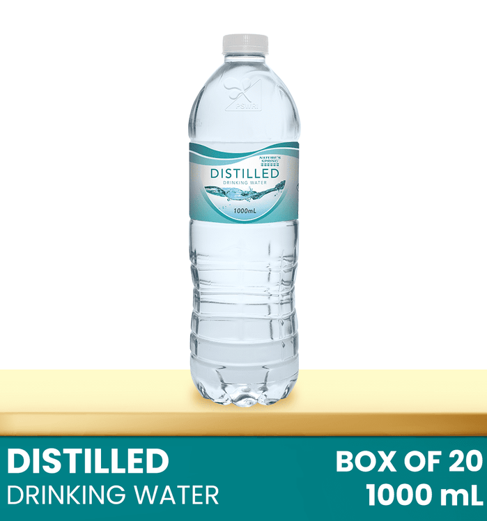 Nature's Spring Distilled Drinking Water 1 Liter