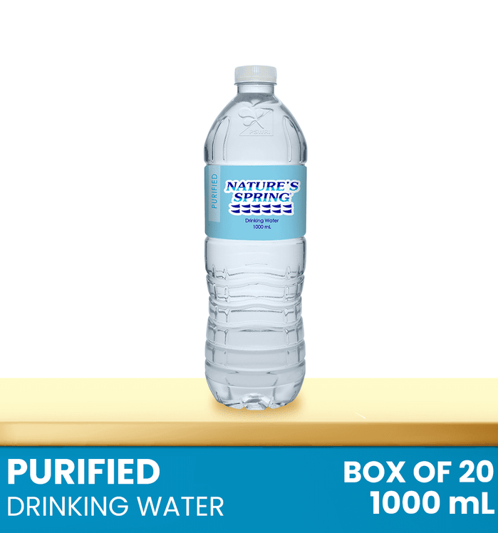 Nature's Spring Purified Drinking Water 1 Liter