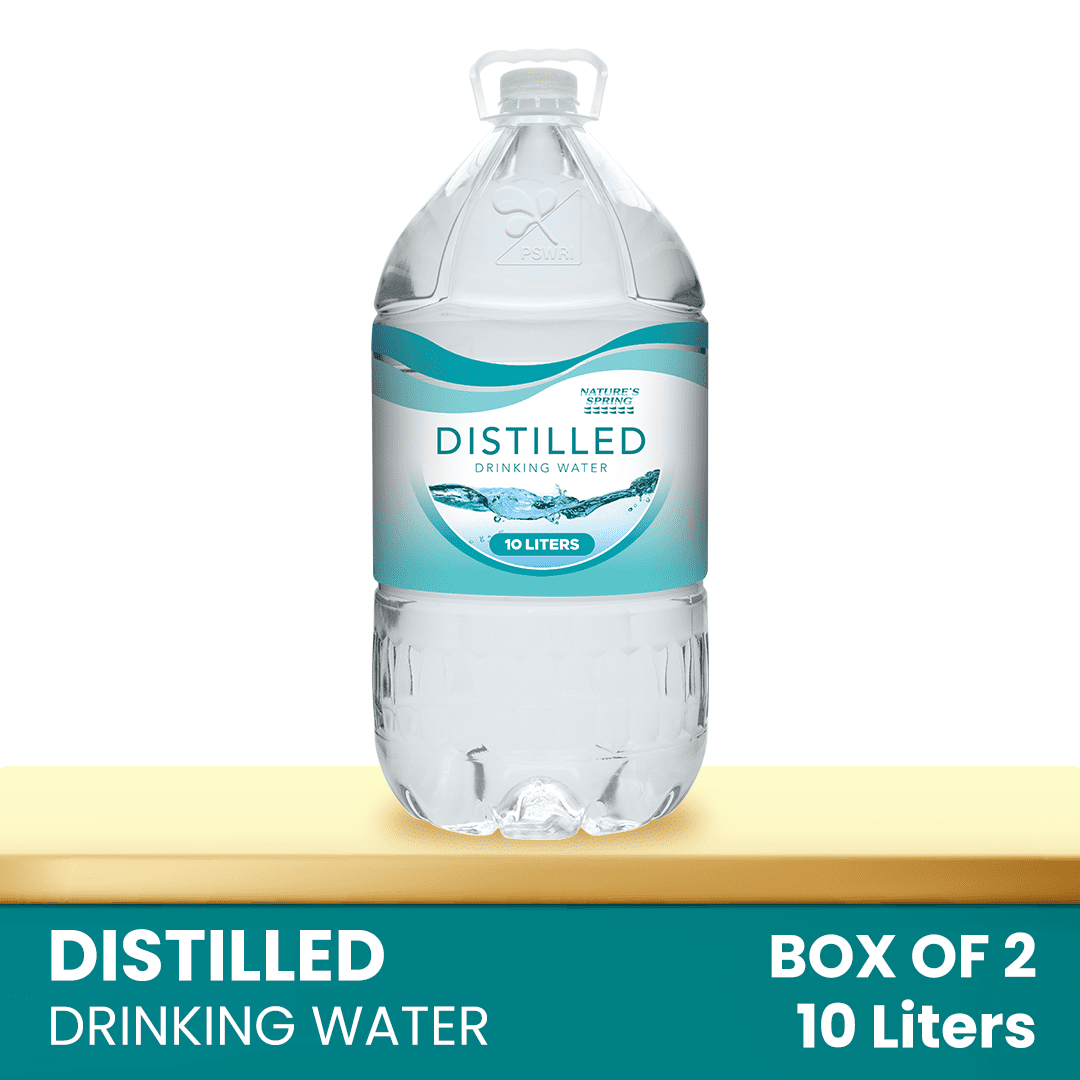 Nature's Spring Distilled Drinking Water 10 Liters – Nature's