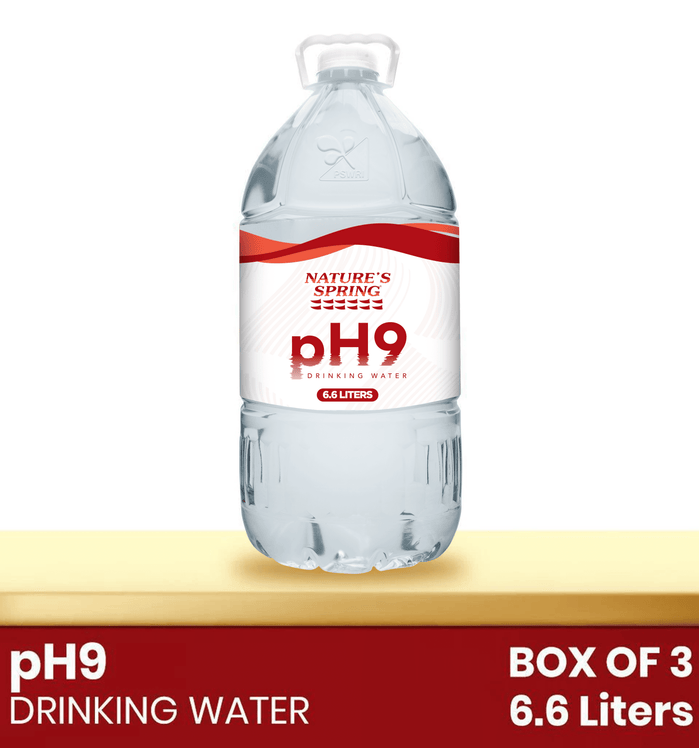 Nature's Spring pH9 Drinking Water 6.6 Liters
