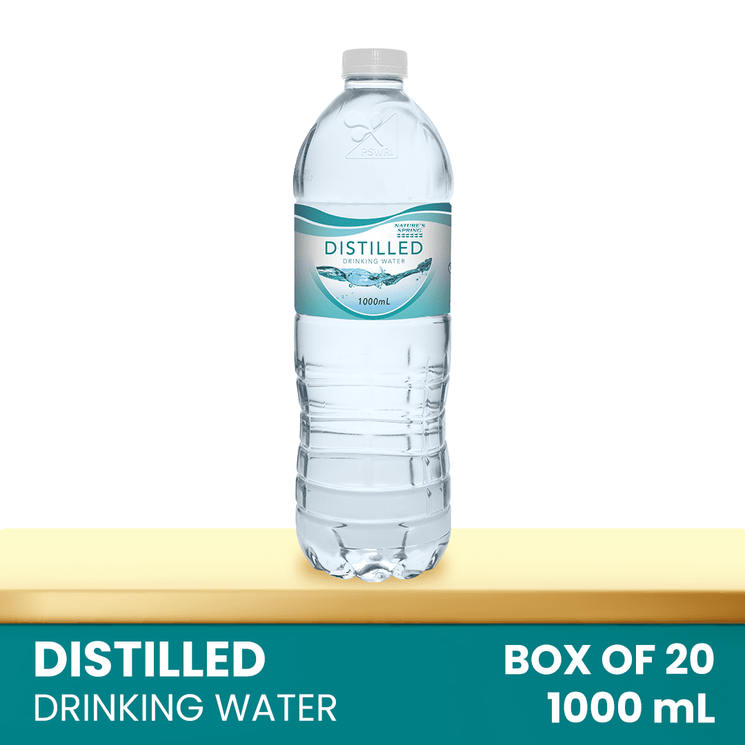 Nature's Spring Distilled Drinking Water 1 Liter – Nature's Spring ...