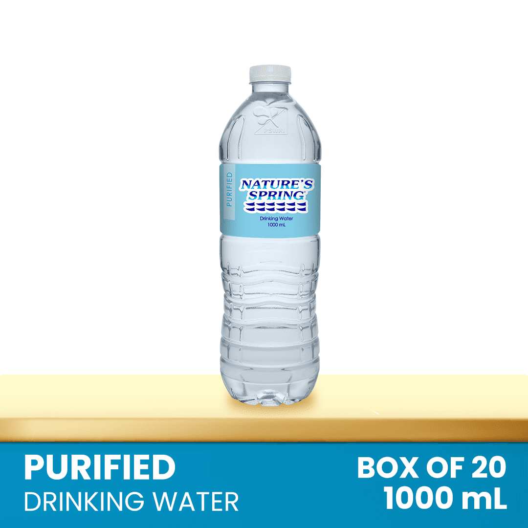 Nature's Spring Purified Drinking Water 1 Liter