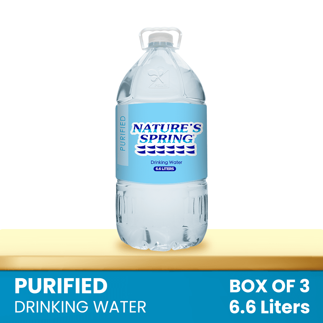 Nature's Spring Purified Drinking Water 6.6 Liters