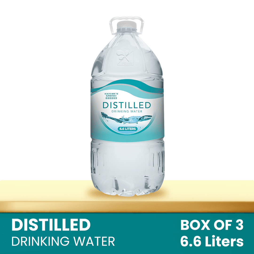 Nature's Spring Distilled Drinking Water 6.6 Liters