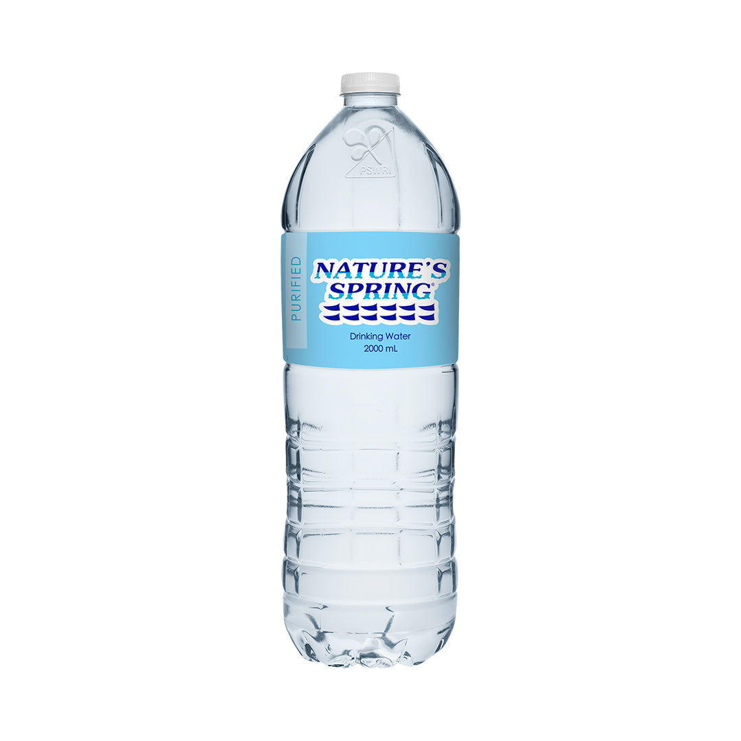 Nature's Spring Purified Drinking Water 2 Liters
