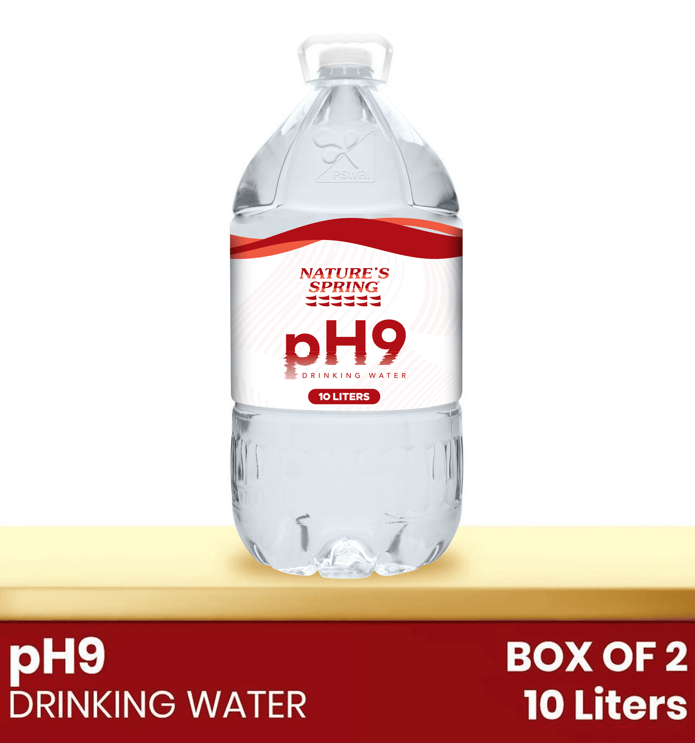 Nature's Spring pH9 Drinking Water 10 Liters