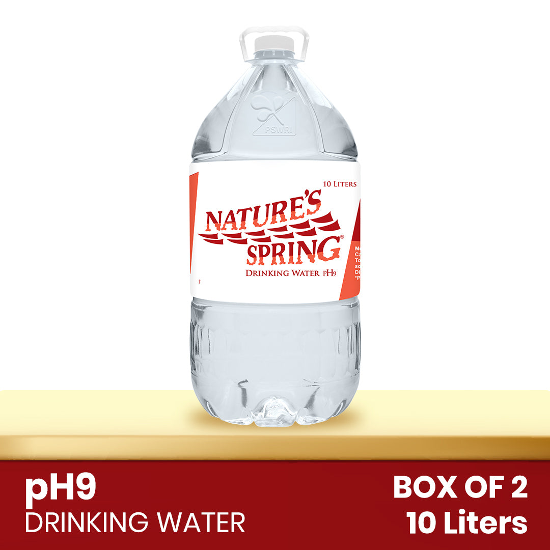 Nature's Spring pH9 Drinking Water 10 Liters