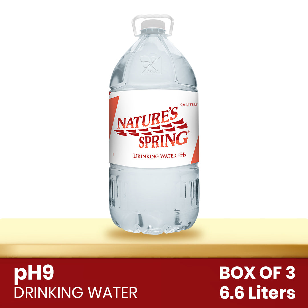 Nature's Spring pH9 Drinking Water 6.6 Liters – Nature's Spring Water ...