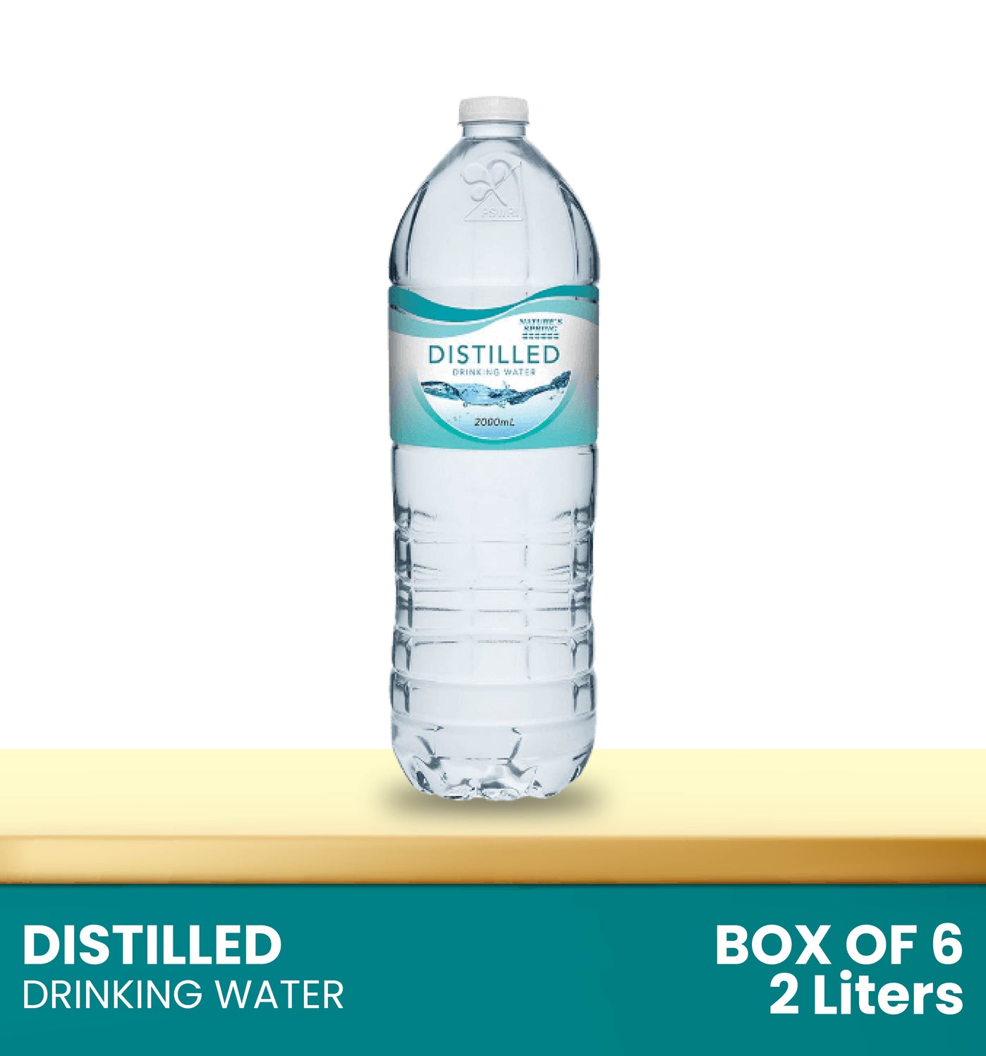Nature's Spring Distilled Drinking Water 2 Liters